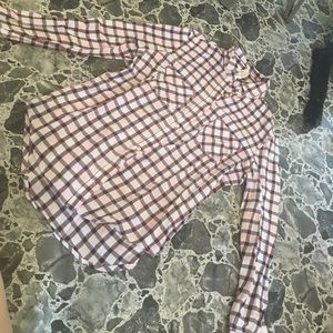 Plaid button down